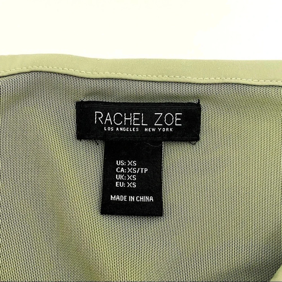 RACHAEL ZOE High Waisted Leggings Green Pocket Athletic Pants Activewear Size XS - Picture 7 of 8